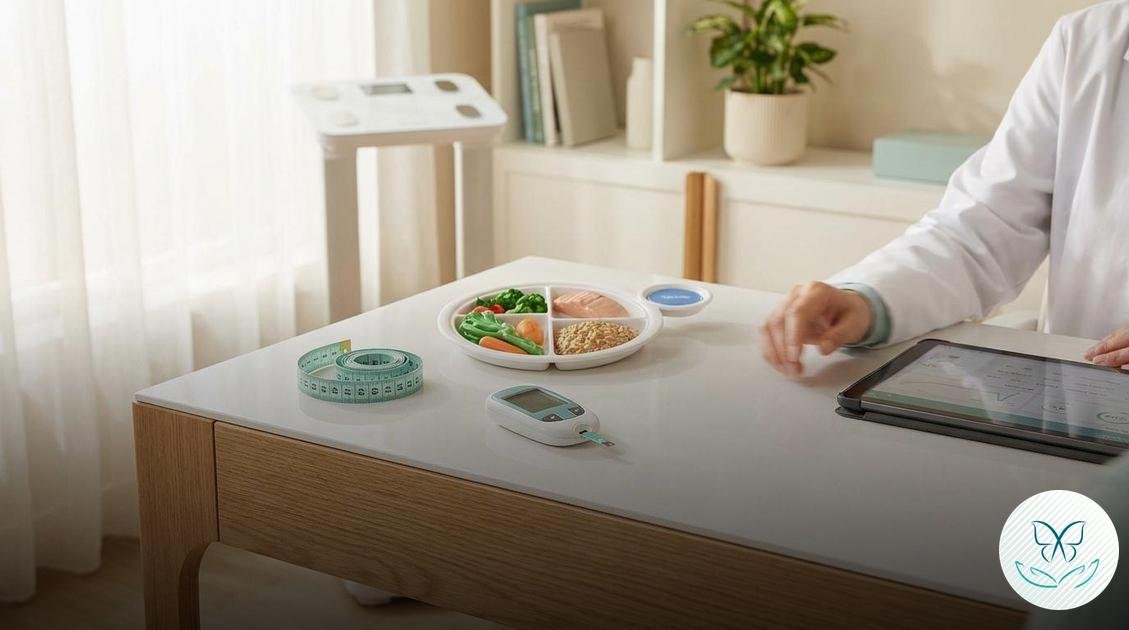 Dra. Sabryna Lucena Endocrinologista; endocrinologista em Brasília; Programa Escolha Certa; tratamento para obesidade baseado em evidências; emagrecimento saudável com acompanhamento; tratamento para menopausa e climatério; ajuste hormonal mulheres 40+; endocrinologista para tratamento de tireóide; reversão de gordura no fígado (esteatose); controle de pré-diabetes e colesterol; síndrome dos ovários policísticos - SOP; médica especialista em metabolismo; bioimpedância consulta Brasília; tratamento ético para perda de peso; equipe multidisciplinar para emagrecimento; acompanhamento médico para obesidade crônica;resistência à insulina