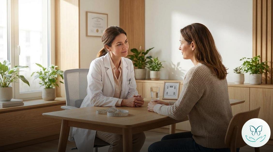 Dra. Sabryna Lucena Endocrinologista; endocrinologista em Brasília; Programa Escolha Certa; tratamento para obesidade baseado em evidências; emagrecimento saudável com acompanhamento; tratamento para menopausa e climatério; ajuste hormonal mulheres 40+; endocrinologista para tratamento de tireóide; reversão de gordura no fígado (esteatose); controle de pré-diabetes e colesterol; síndrome dos ovários policísticos - SOP; médica especialista em metabolismo; bioimpedância consulta Brasília; tratamento ético para perda de peso; equipe multidisciplinar para emagrecimento; acompanhamento médico para obesidade crônica;